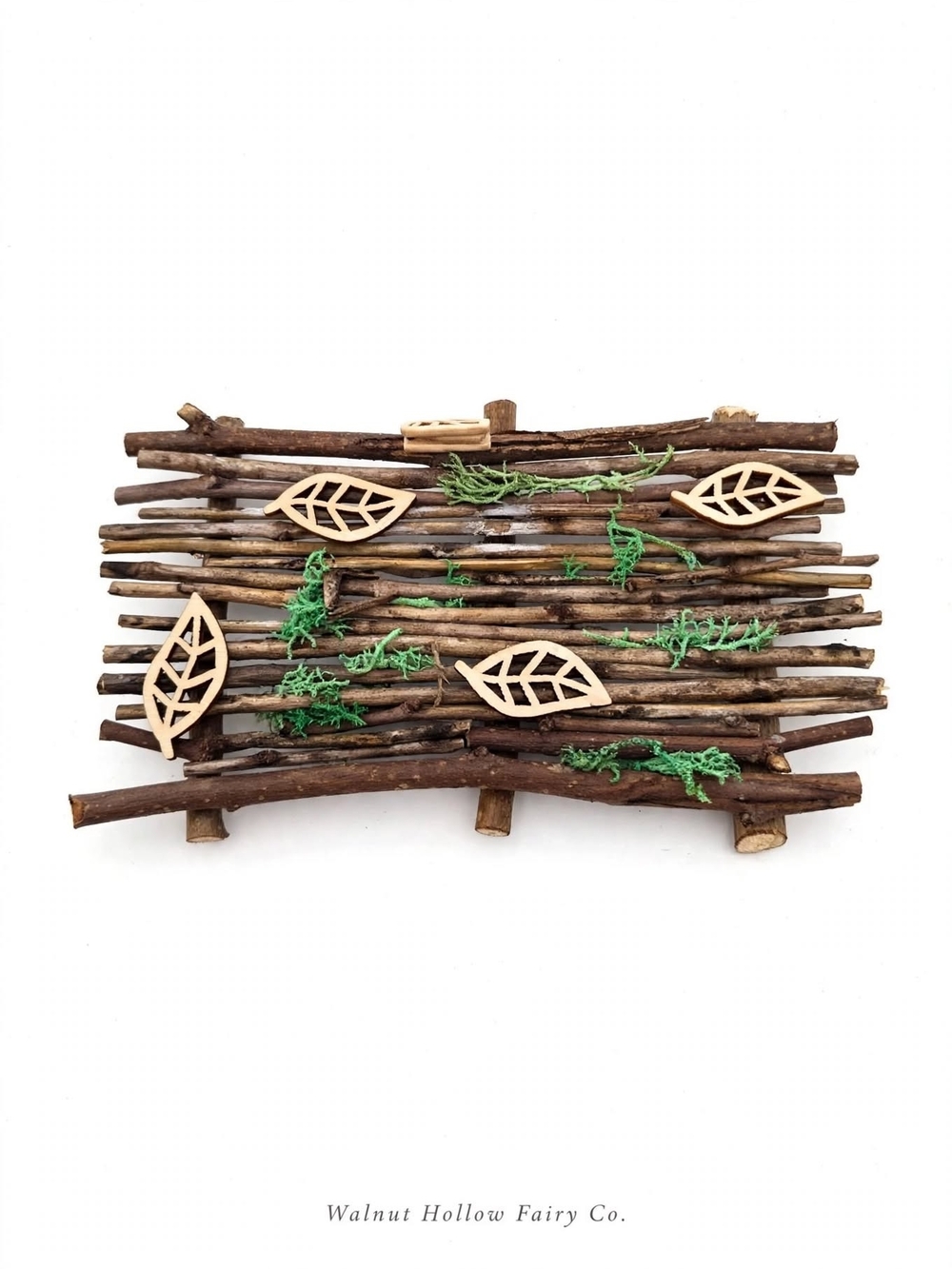 Walnut Hollow Fairy Co. DIY Dock Kit - 6.5 Inch Foraged Black Walnut Twig Dock